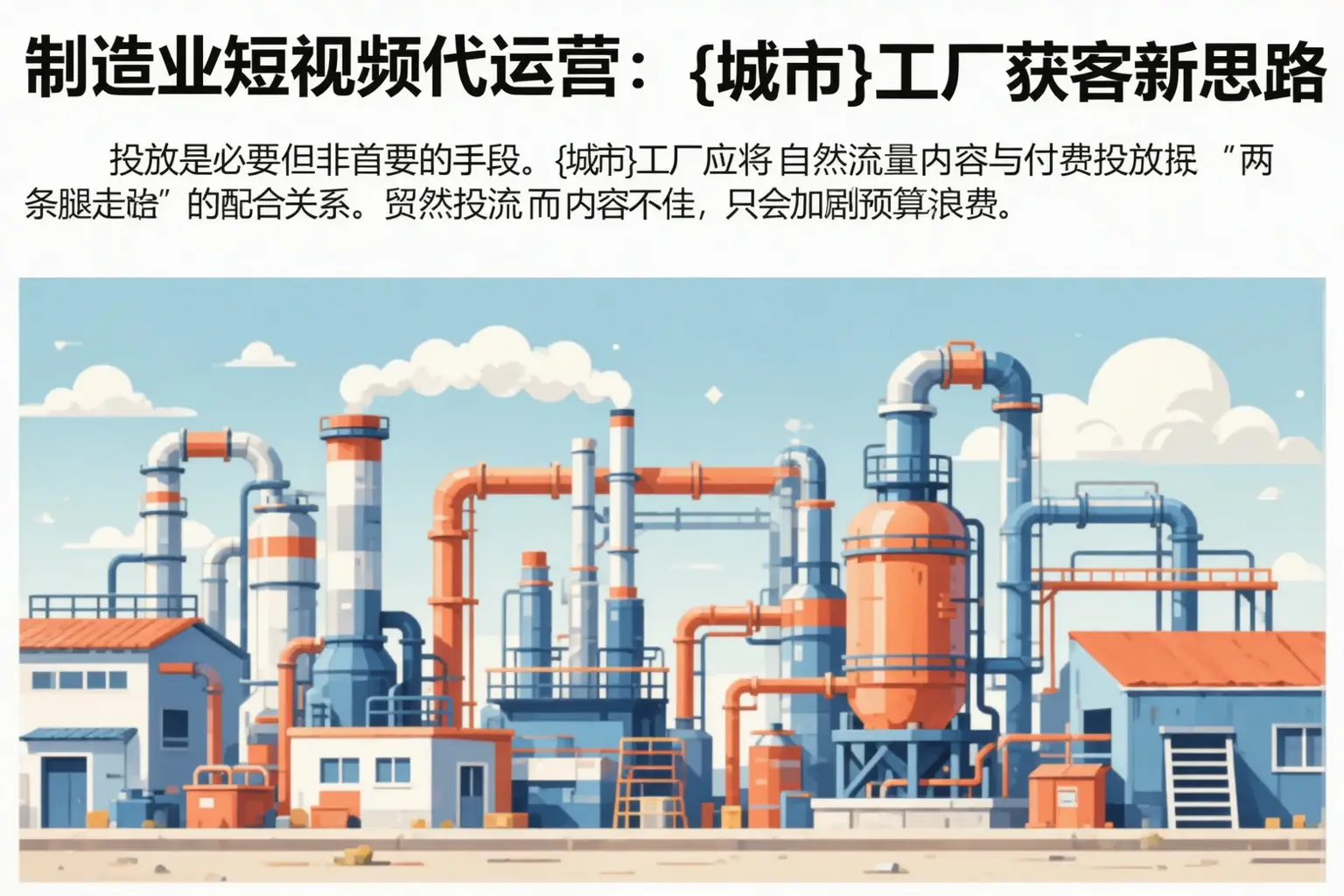 制造业短视频代运营：铜川工厂获客新思路