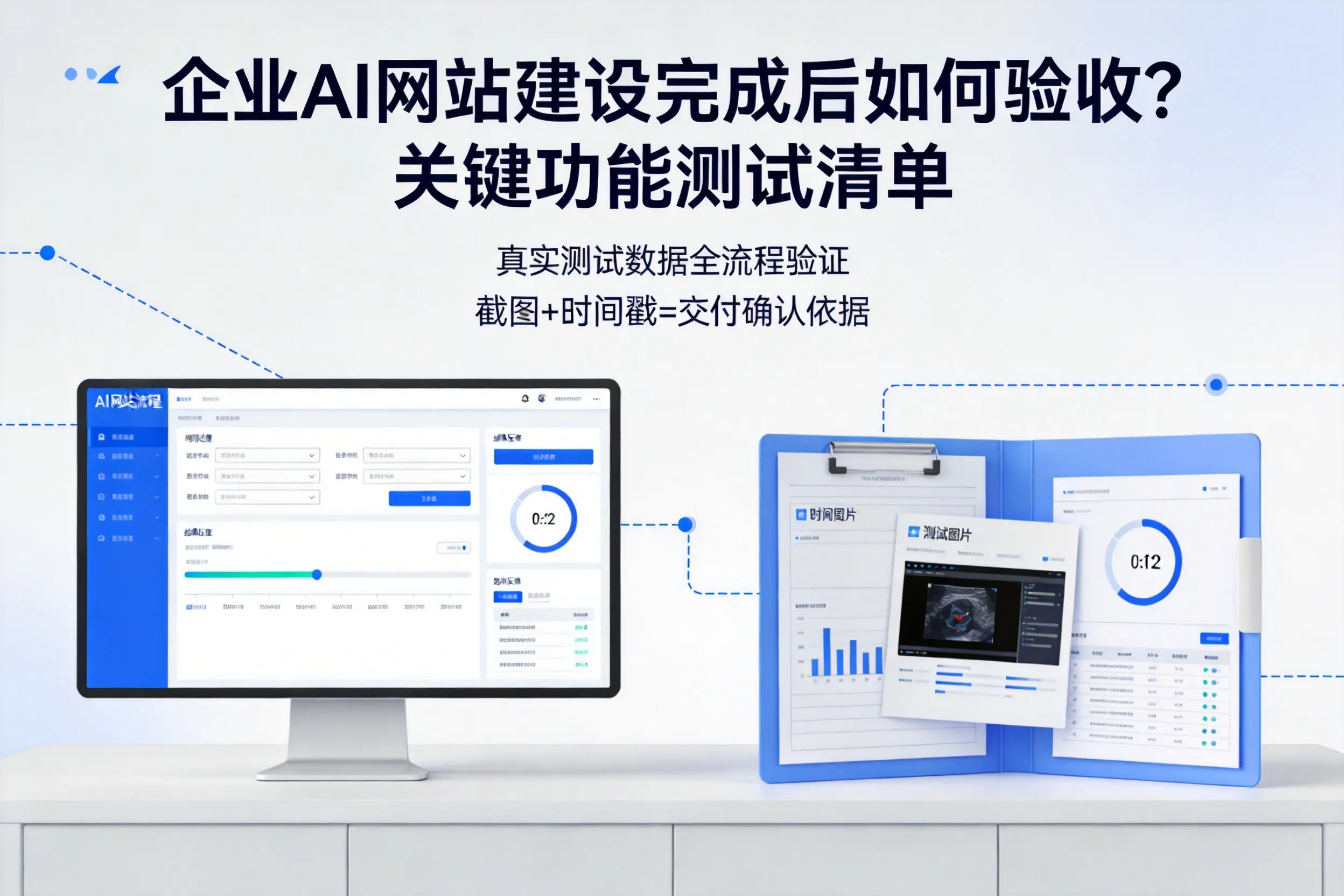 铜川企业AI网站建设完成后如何验收？关键功能测试清单