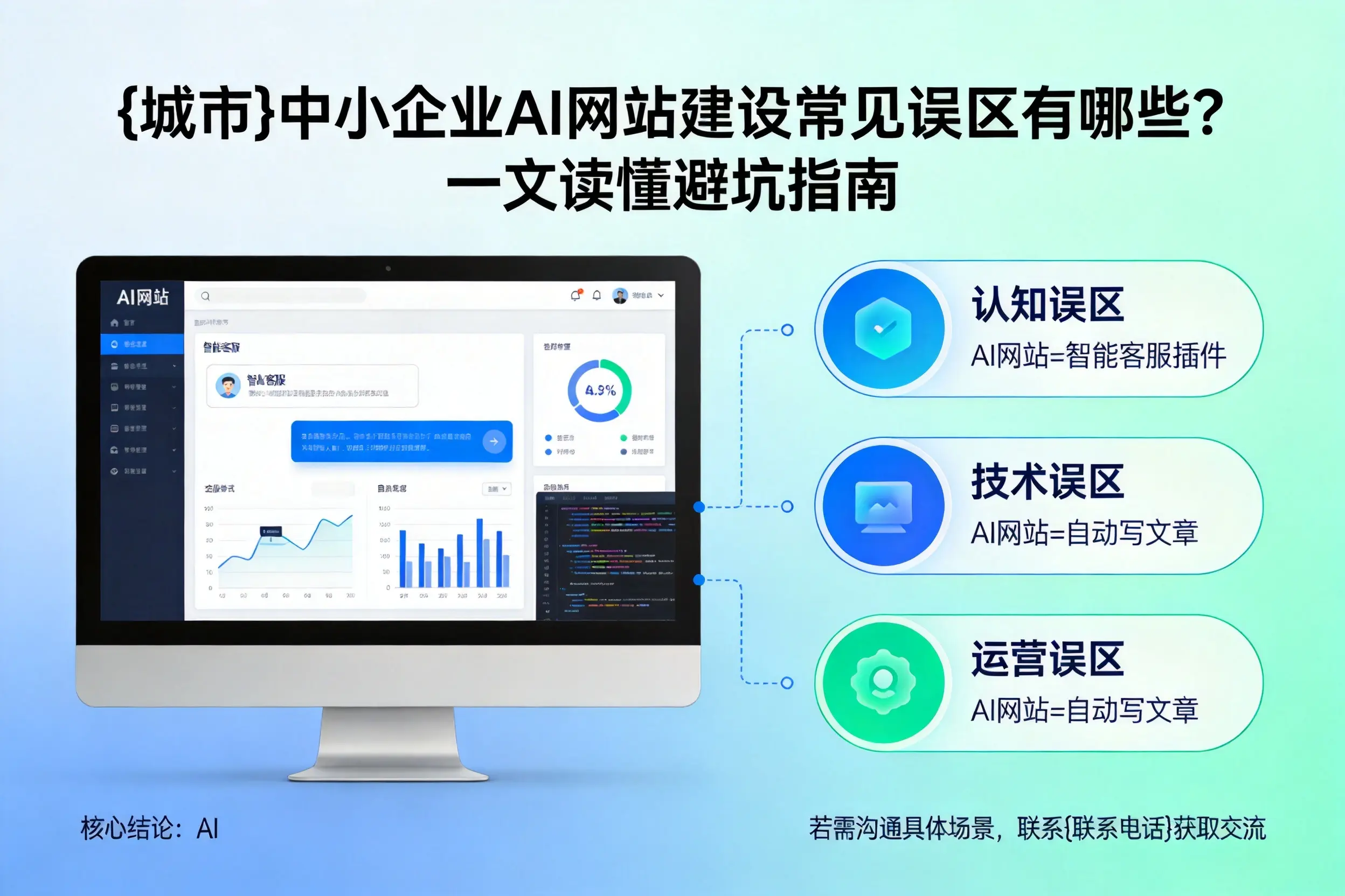 铜川中小企业AI网站建设常见误区有哪些？一文读懂避坑指南