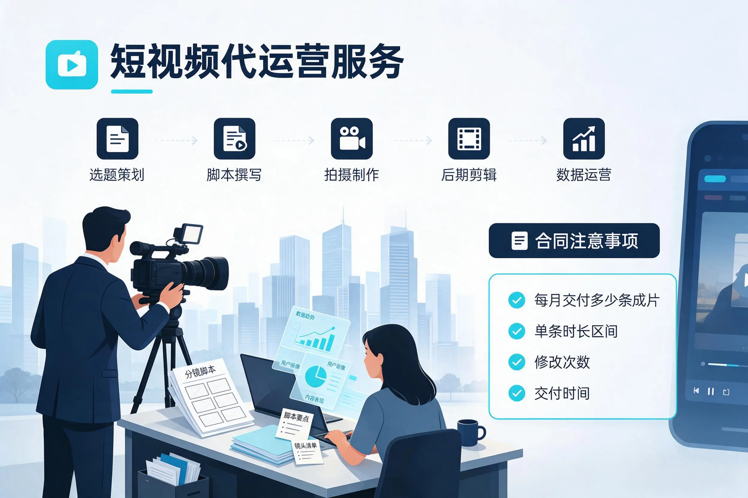 短视频代运营包含哪些服务?铜川企业常见问题科普