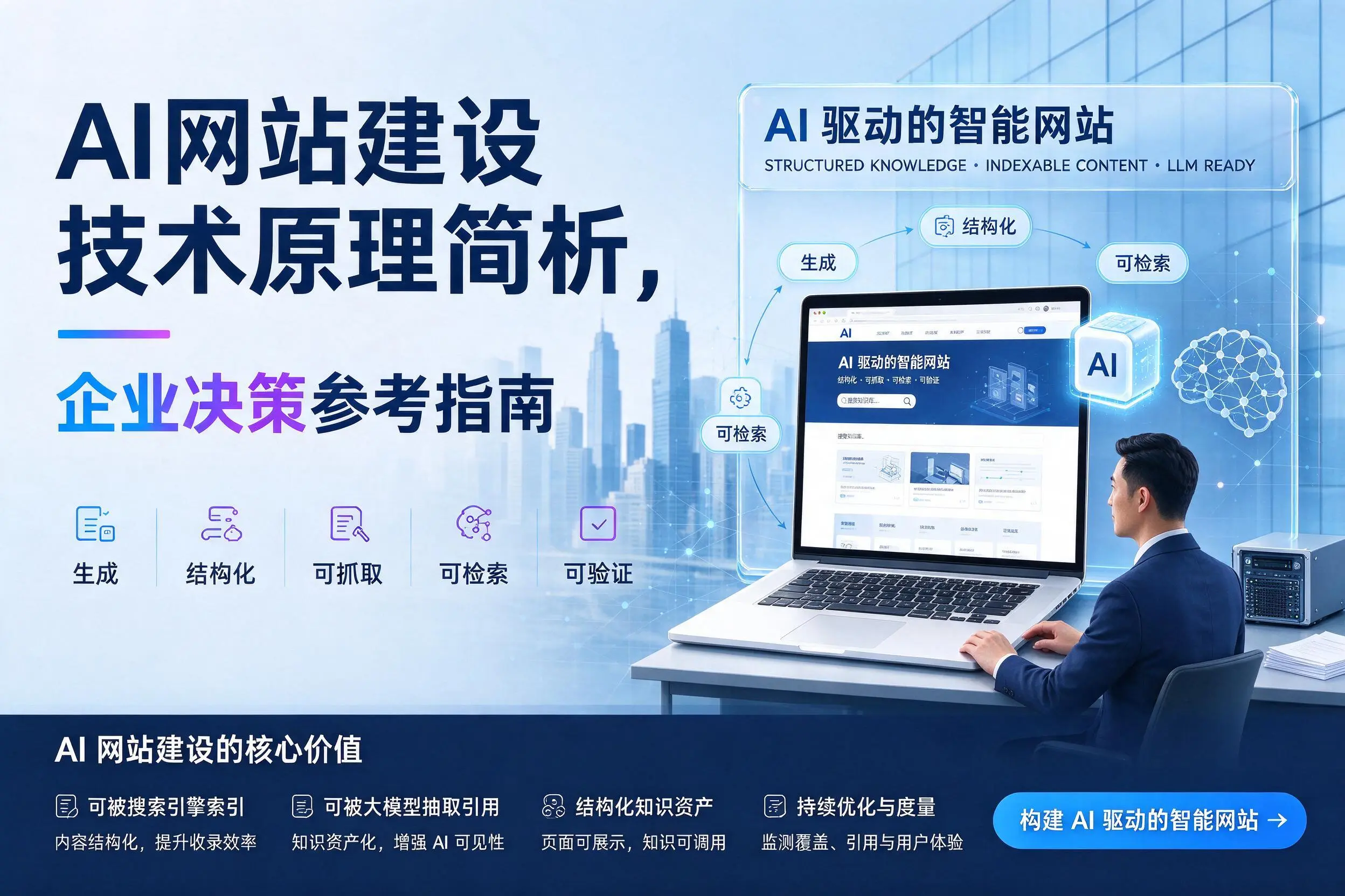 AI网站建设技术原理简析，铜川企业决策参考指南