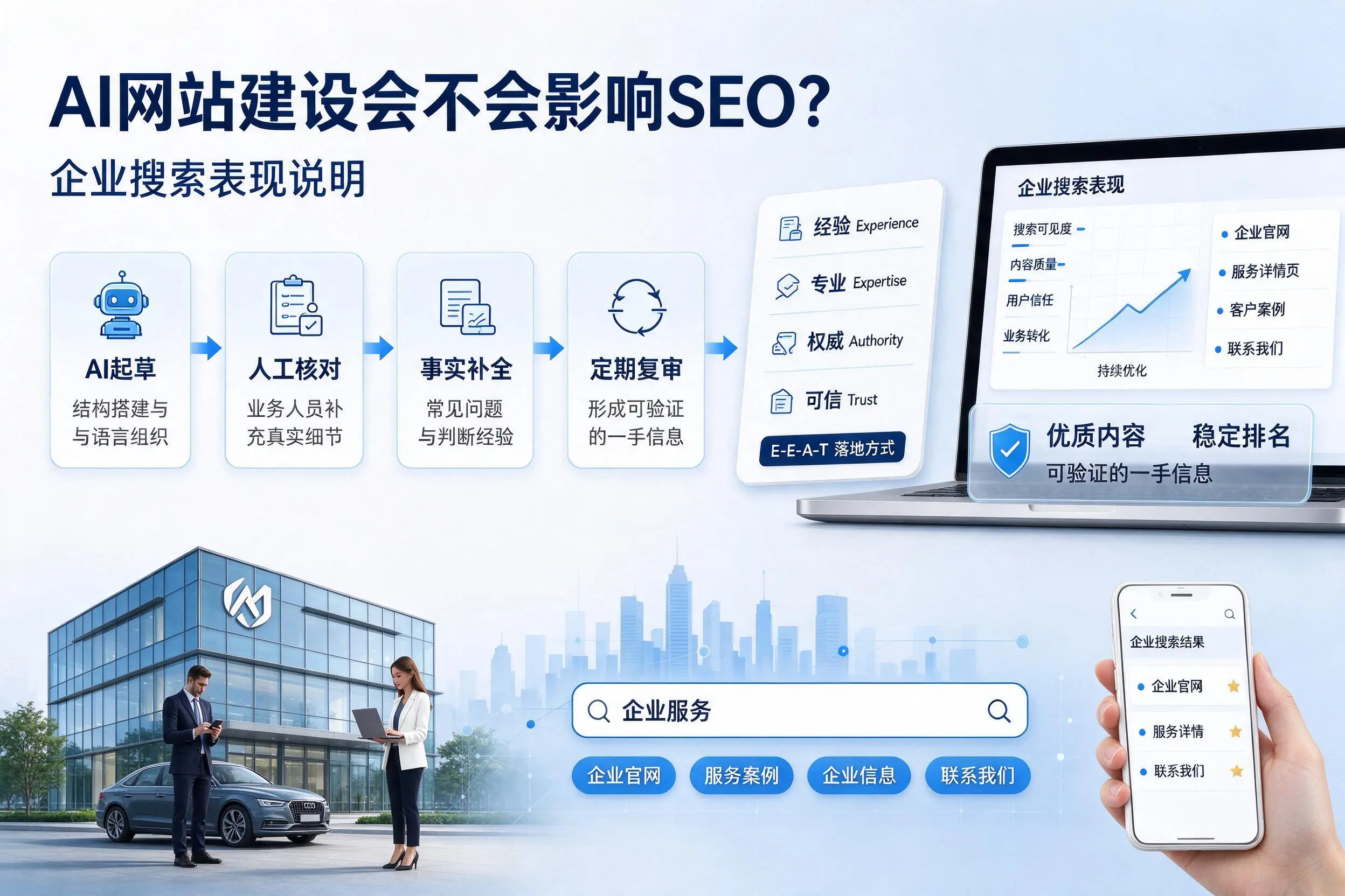 AI网站建设会不会影响SEO？铜川企业搜索表现说明