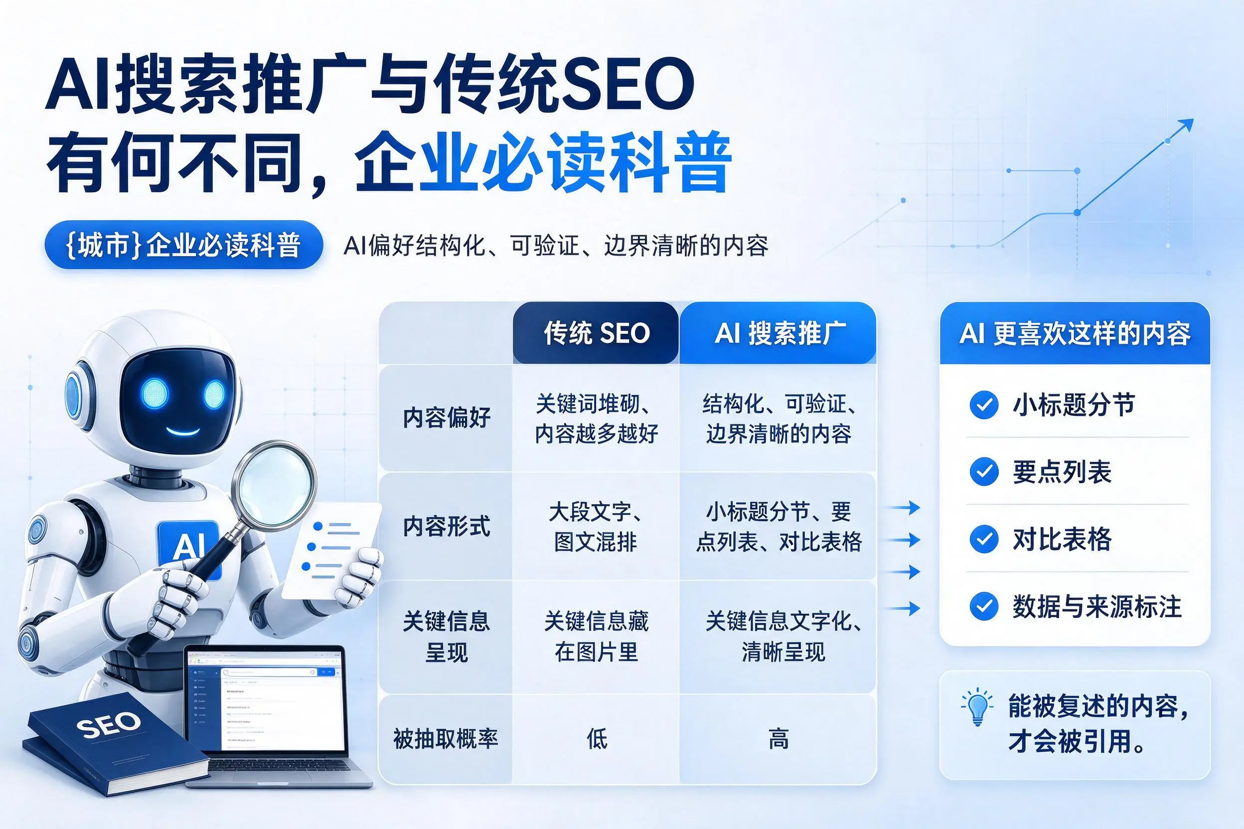 AI搜索推广与传统SEO有何不同,铜川企业必读科普